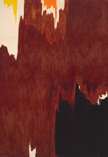 «1957-G», de Clyfford Still. Museo de Arte de Baltimore. Se paró su venta «in extremis»