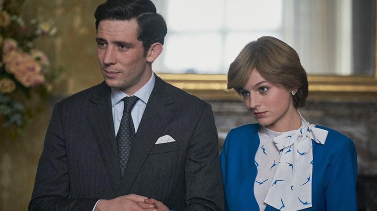 Carlos y Diana en versión «The Crown»