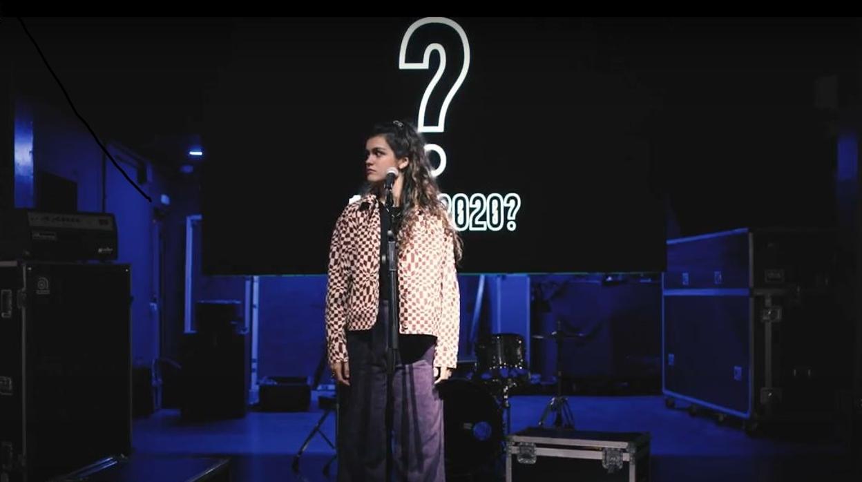 La cantante Amaia, durante su participación en «El Último Concierto»