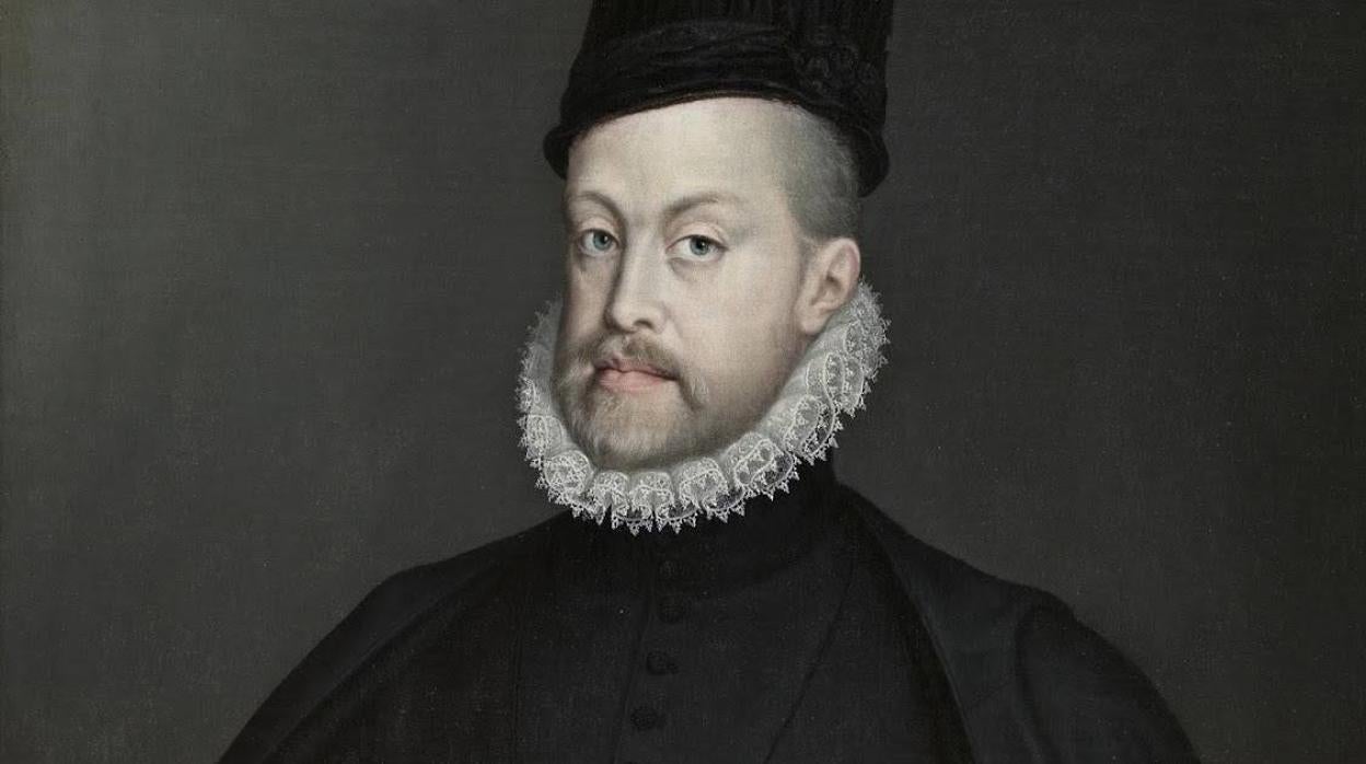 Retrato de Felipe II pintado por Sofonisba Anguissola