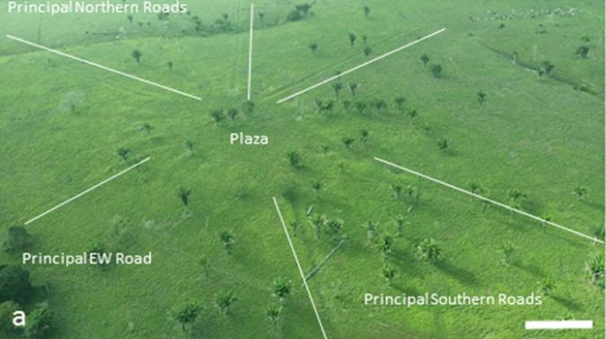 Ejemplo de aldeas de montículos circulares