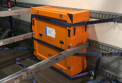 Las obras viajan con total seguridad para evitar daños