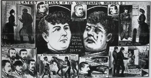 El asesinato de Annie Chapman en el «Illustrated Police News» del 22 de septiembre de 1888