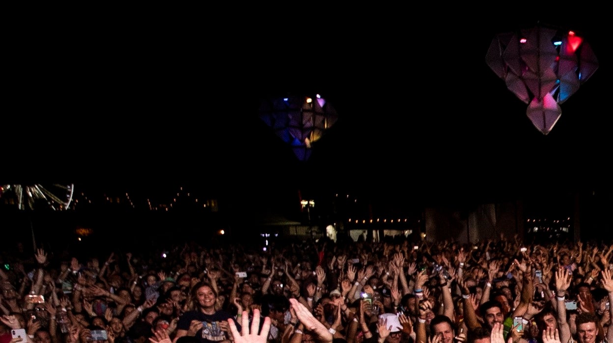 Detalle del público durante una de las últimas ediciones del festival de Coachella