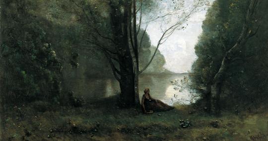 «La soledad. Recuerdo de Vige, Limusín», de Corot