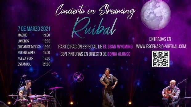 Concierto de Javier Ruibal el domingo 7 de marzo por 'streaming'