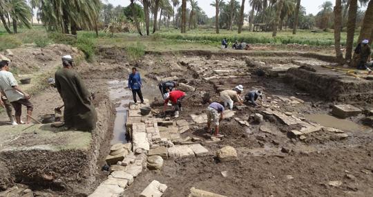 Las excavaciones en Sharuna