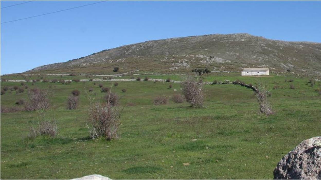 Vista del cerro donde se localiza el asentamiento indígena