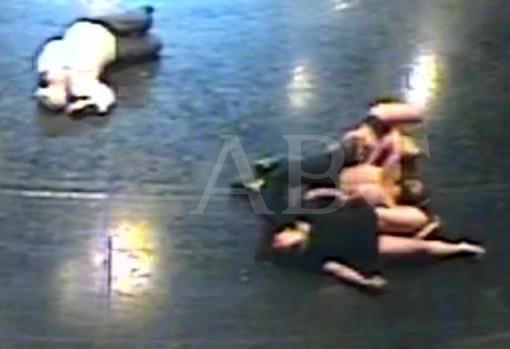 Escena de la bacanal, donde no se guardan las distancias