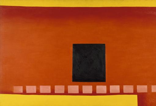 ‘Puerta negra con rojo’, 1954. Chrysler Museum of Art, Norfolk, VA