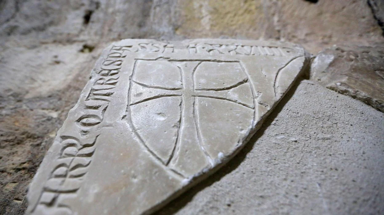 Lápida de un cruzado en Limassol