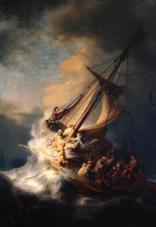 'Tormenta en el mar de Galilea', de Rembrandt