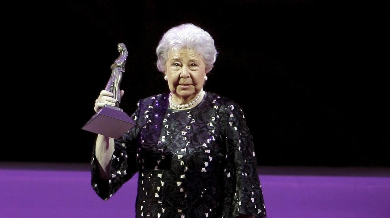 Christa Ludwig, en la gala de los Premios Líricos Teatro Campoamor en Oviedo en 2009