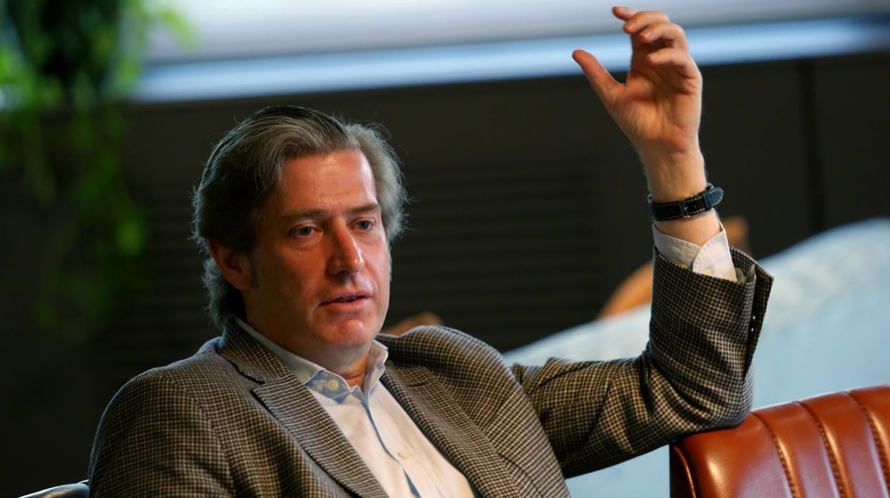 Javier Gomá, retratado durante la conversación con ABC