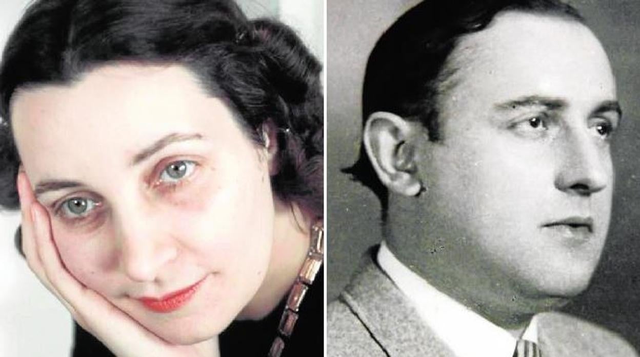 La pintora e ilustradora argentina fue retratada por Gisèle Freund en 1942. A su derecha, el ensayista, poeta y crítico literario y de arte Guillermo de Torre (Madrid, 1900-Buenos Aires, 1971), con quien Norah estuvo casada