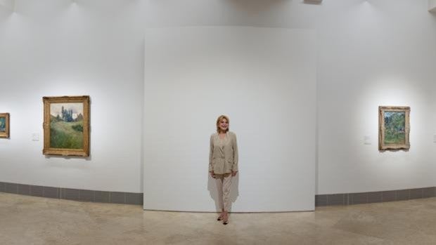 Carmen Thyssen, entre sus obras