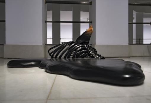 Una de las obras de Bene Bergado en la exposición