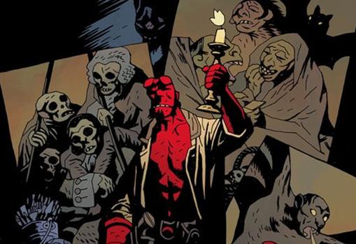 Detalle de 'Hellboy', de Mike Mignola