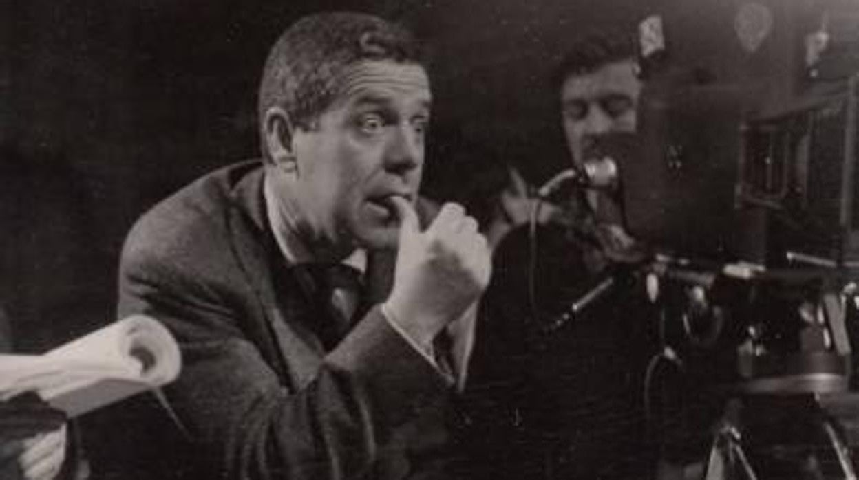 Berlanga en pleno rodaje