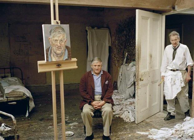 Lucian Freud y David Hockney: historia de una amistad y mutua admiración