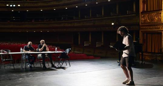 Pascual Laborda durante la audición