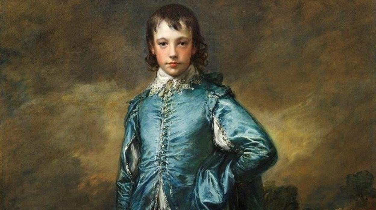 Thomas Gainsborough, 'El niño azul', 1770. Detalle