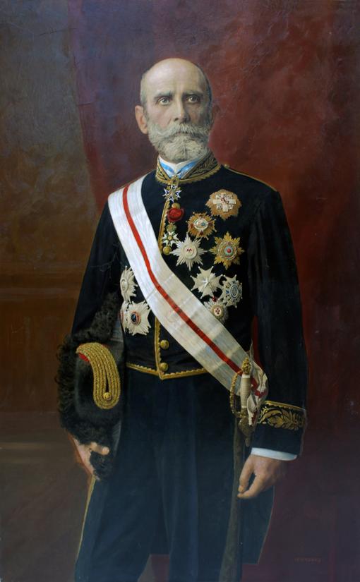 Retrato de Bernardo de Cólogan, ministro plenipotenciario de España en Pekín que en 1901 fue intermediario en el tratado de las potencias occidentales con China tras la Rebelión de los Bóxers