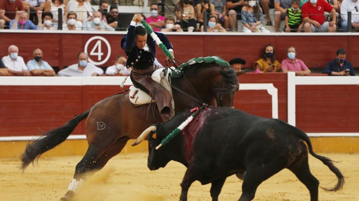 Diego Ventura, en un momento de su actuación