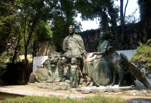 Monumento al Mestizaje, en Churubusco, Ciudad de México.