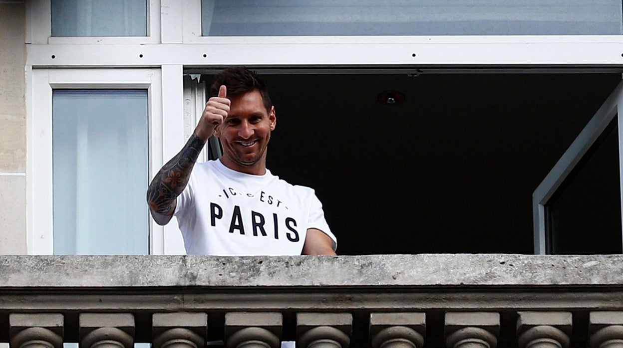 Leo Messi, en París