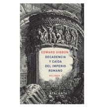 Un detalle de la cubierta del libro de Gibbon, publicado por Atalanta.