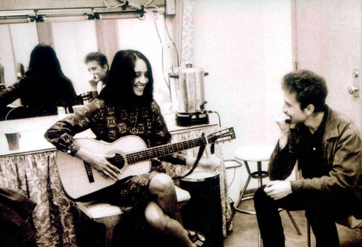 Bob Dylan y Joan Baez en una imagen de archivo