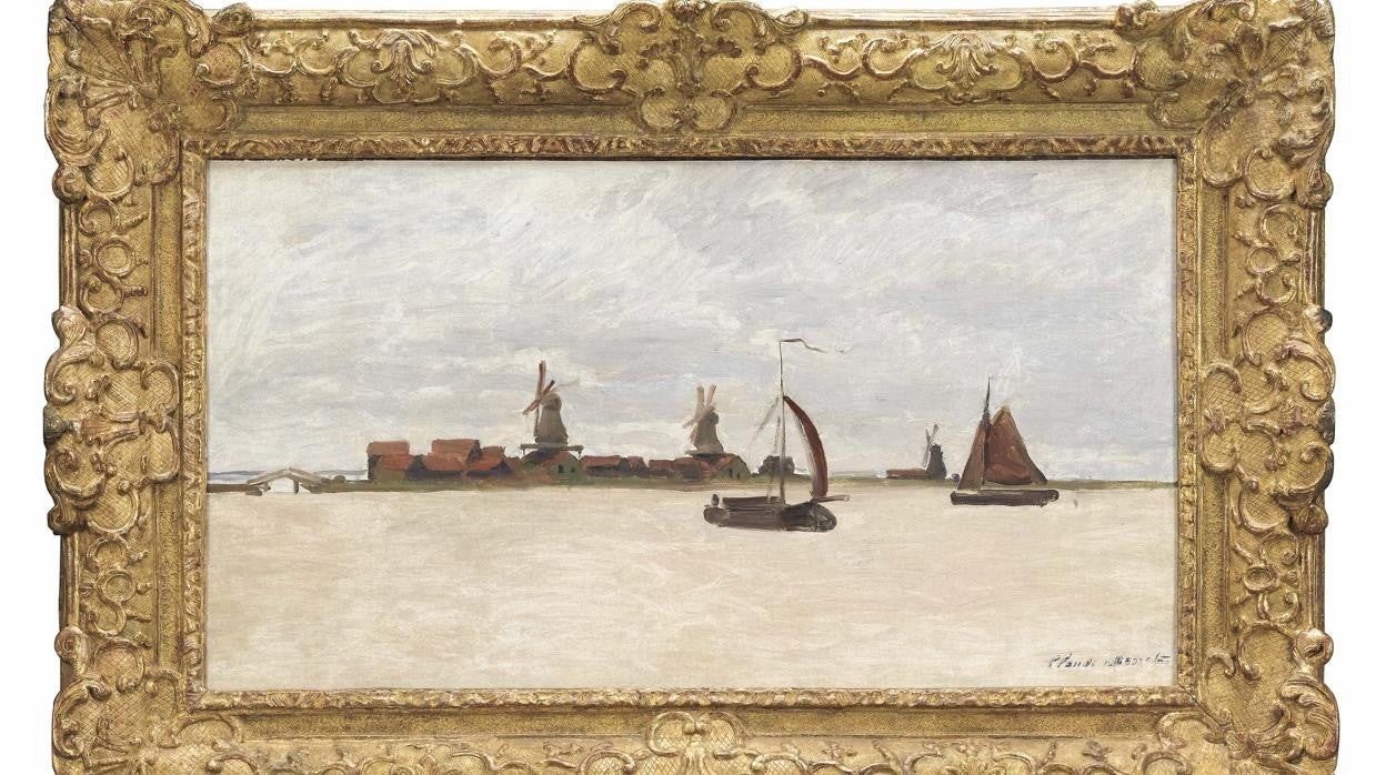 El cuadro 'Vista del Voorzaan' de Claude Monet que ha protagonizado el intento de robo