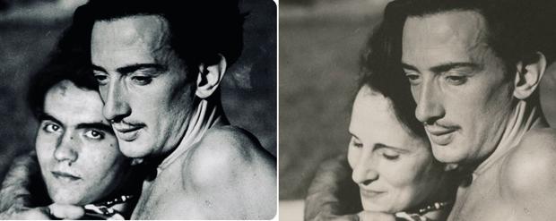 El Gobierno usa una foto manipulada de Dalí para reivindicar la homosexualidad de Lorca