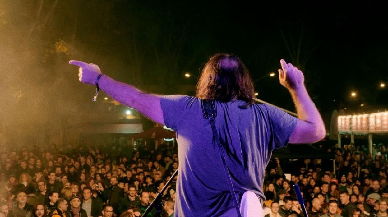 Paco Loco, durante uno de sus conciertos