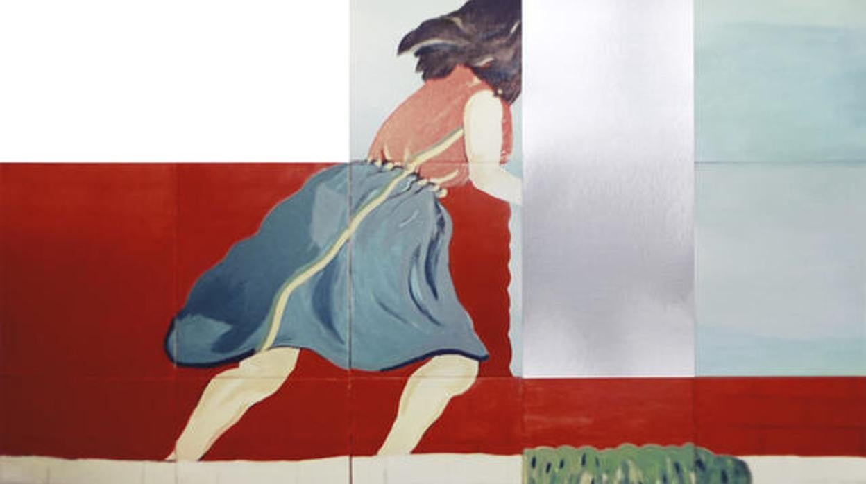 ‘Woman Running in Twelve Sections’ (2018), de Lamelas