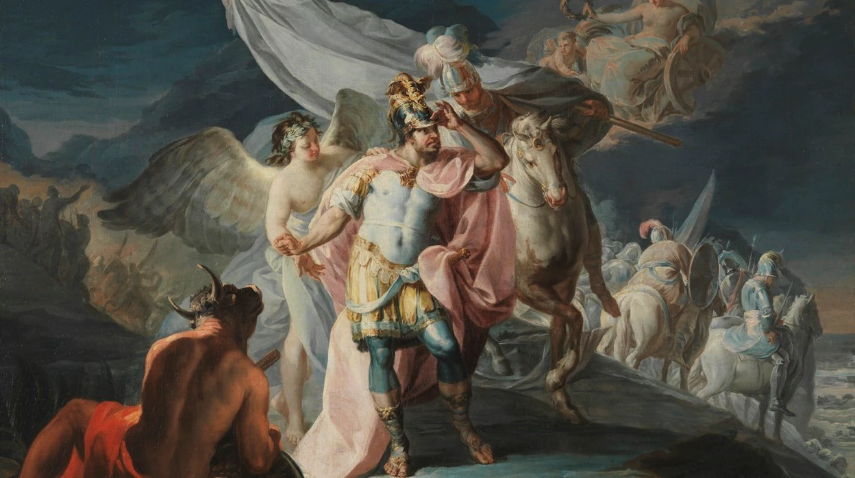 'Aníbal vencedor contempla por primera vez Italia desde los Alpes', de Goya