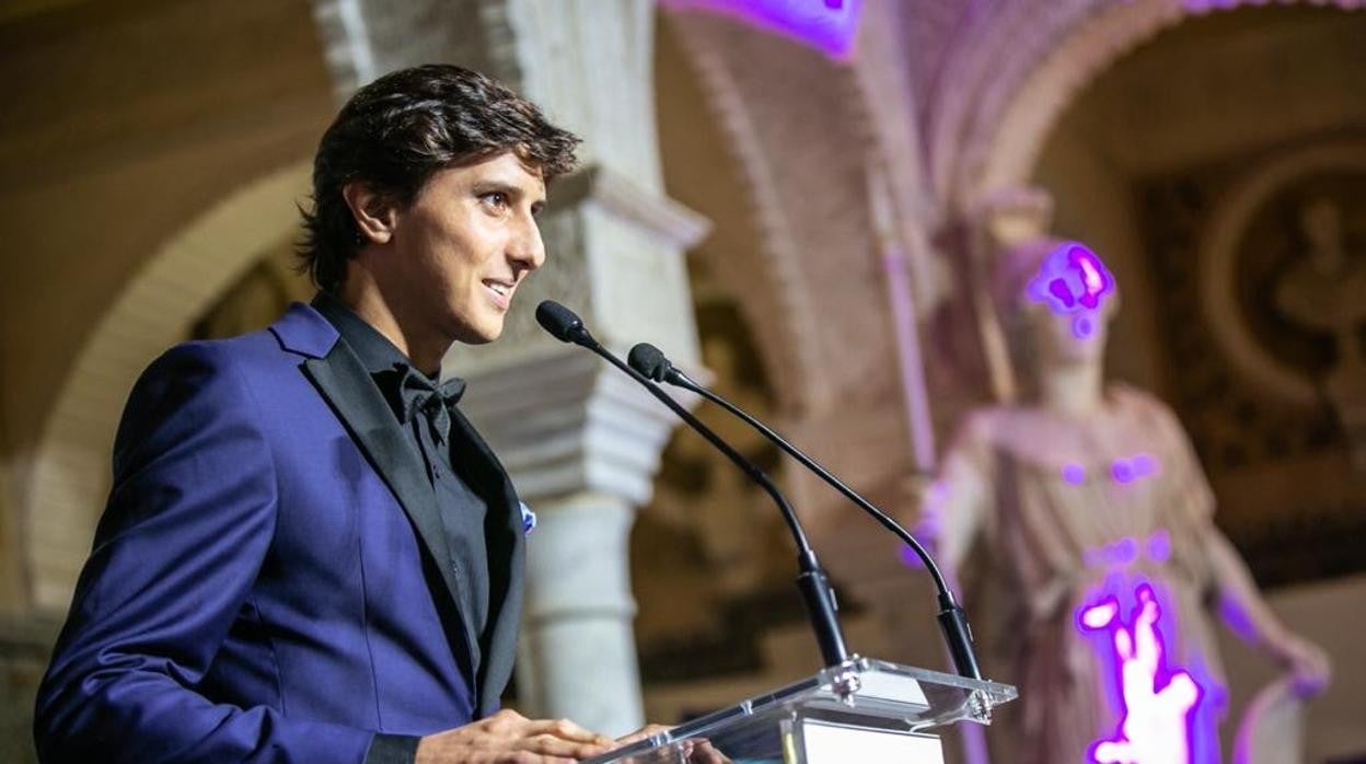 Roca Rey, durante la entrega de los premios