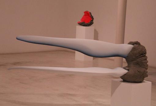 Detalle de las piezas de Teresa Solar en Joan Prats