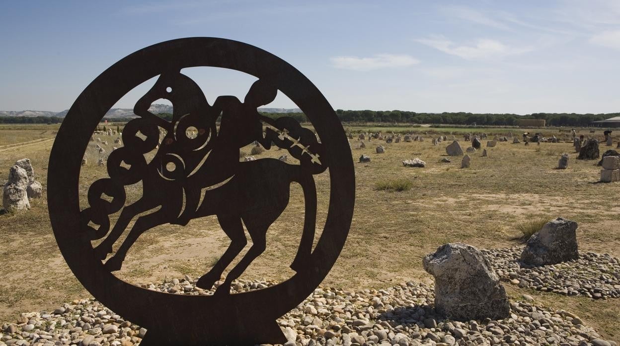 Necrópolis de Las Ruedas en el yacimiento arqueológico de Pintia, ciudad vacceo-romana localizada en Padilla de Duero