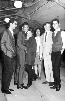 El Dúo Dinámico, junto al ligón de Chubby Checker