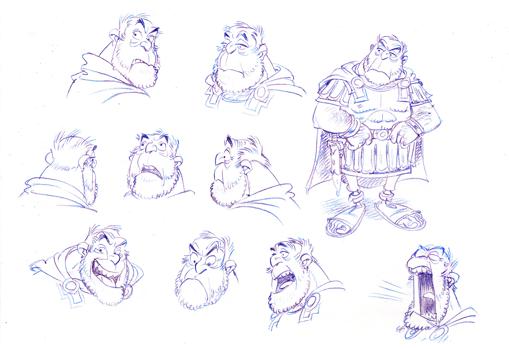 Varios bocetos de Ensujugus