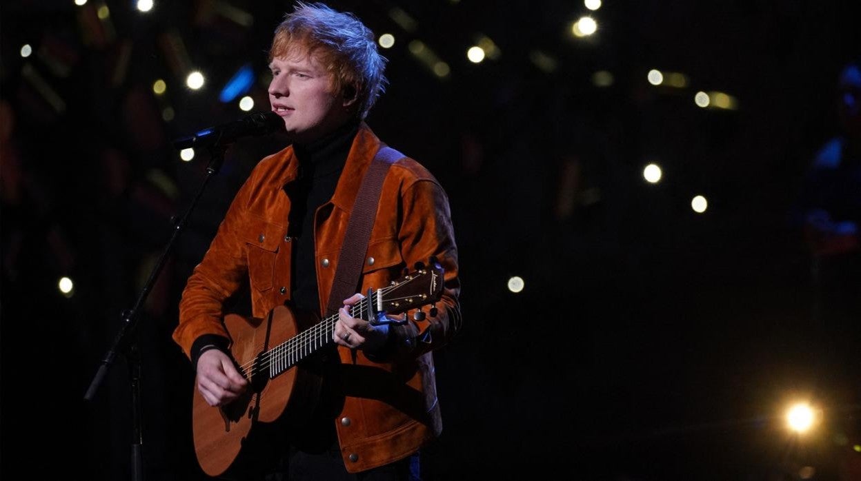 Ed Sheeran, durante su actuación en los premios Earshot el pasado día 17 de octubre