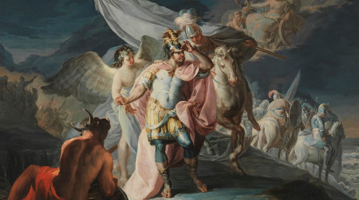 'Aníbal vencedor contempla por primera vez Italia desde los Alpes', el primer cuadro documentado de Goya