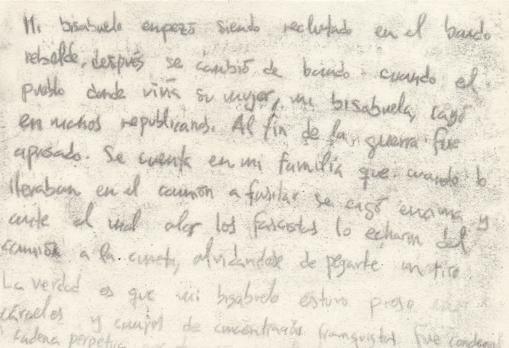 'Dicen' (2020). Grafito sobre papel. 21 x 14,8 cms