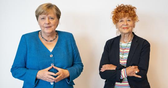 Angela Merkel y Herlinde Koelbl