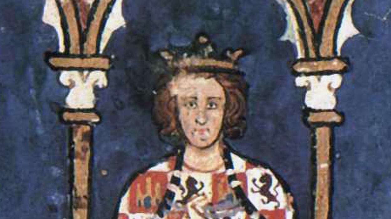 Alfonso X el Sabio en El libro de los juegos.