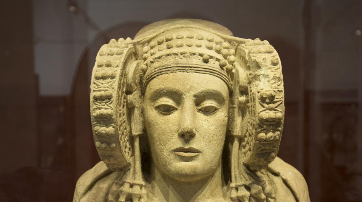 La Dama de Elche, en el Museo Arqueológico Nacional