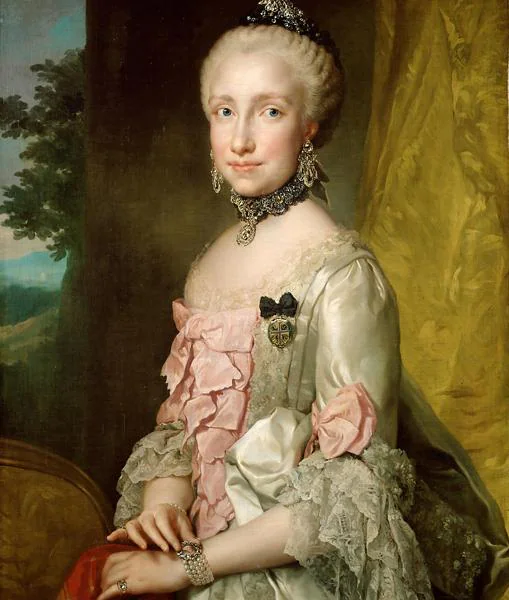 Antón Rafael Mengs. Retrato de la infanta María Luisa. 1764-1765. Kunsthistorisches Museum. Viena.