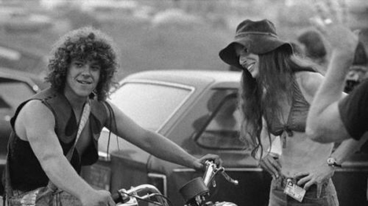 Michael Lang, fotografiado en Woodstock